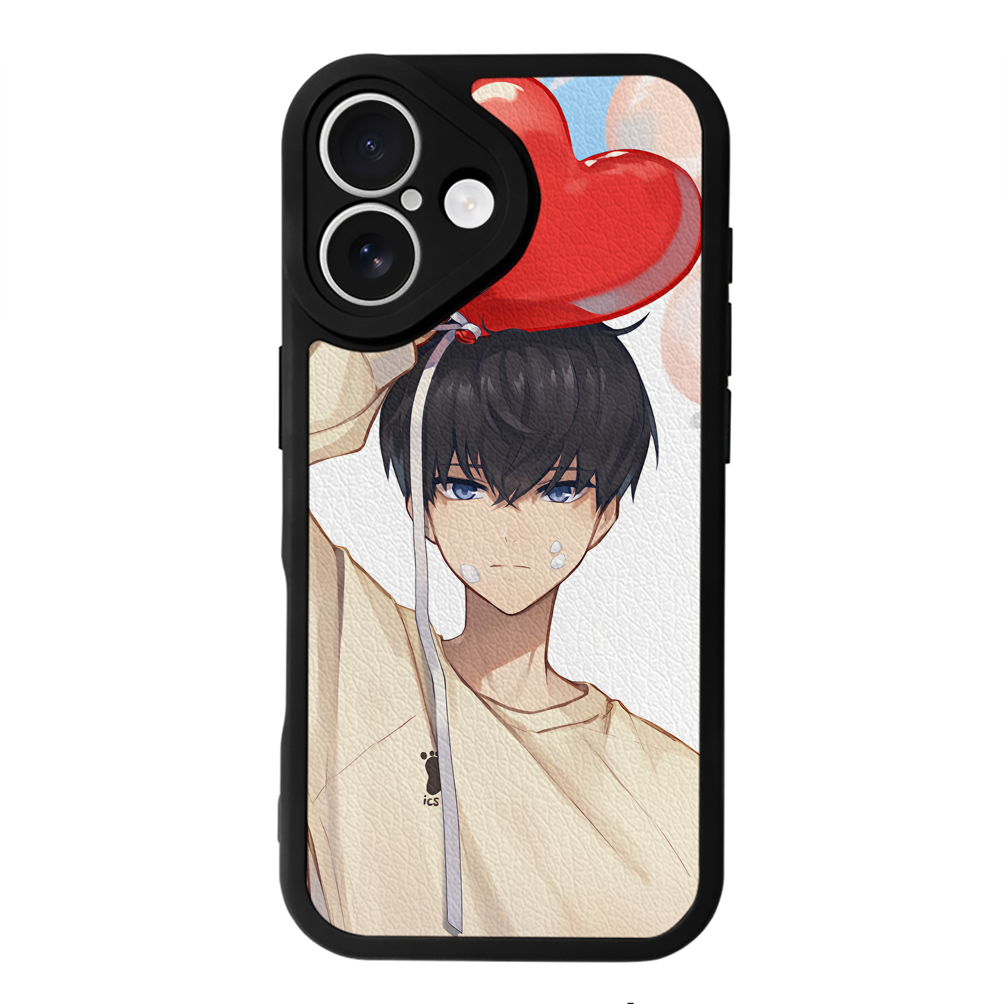（画像用） ハイキュー!! Haikyu!! 【iPhone 16シリーズ対応】シリコンスマホケース（レザー調） 材質：シリコン